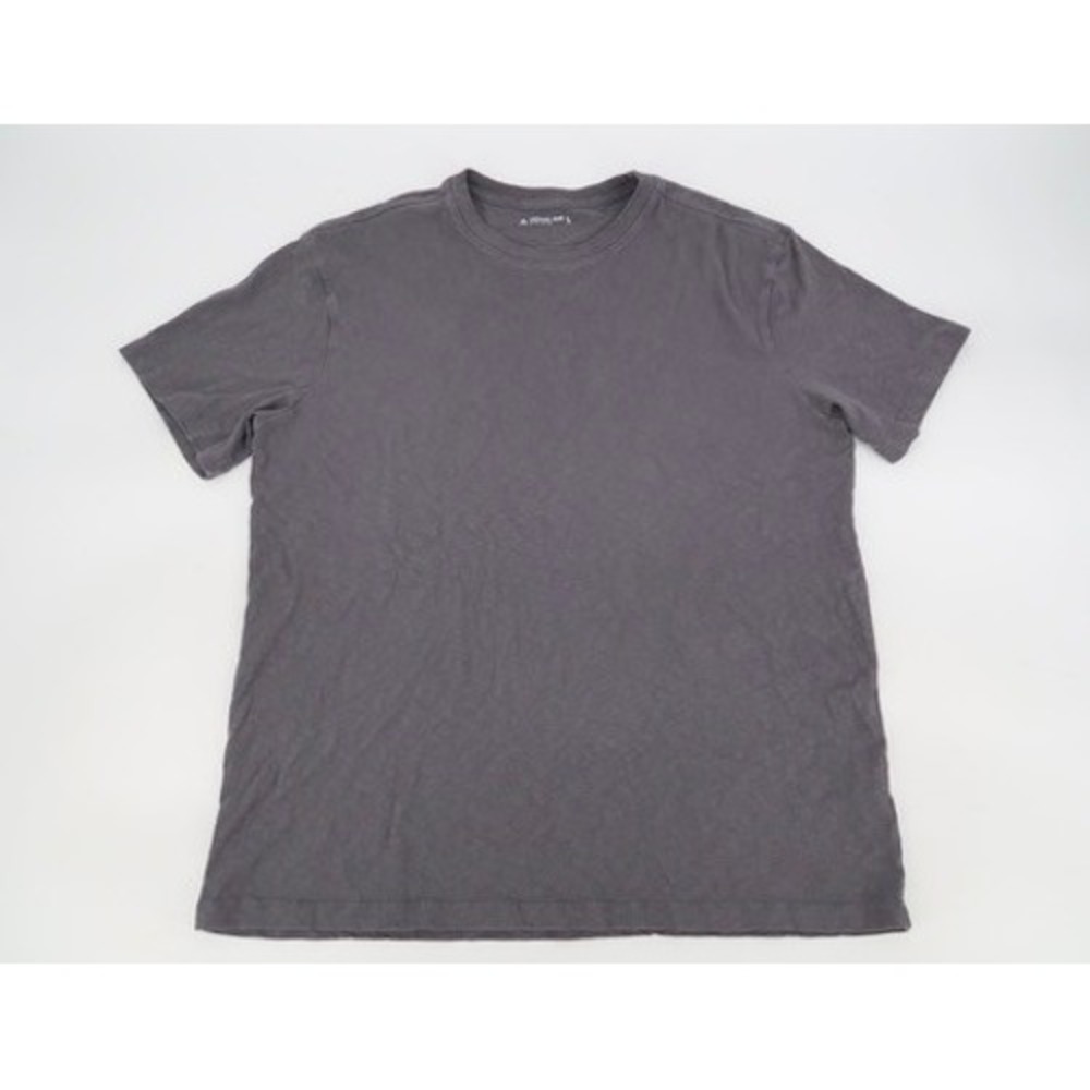 American Giant Premium Slub Tee Mens Large Charcoal Gray Short Sleeve Crewneck